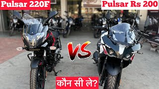 2024 Bajaj Pulsar 220F Vs Pulsar Rs 200 ✌️ Details Comparison  Which is Best Pulsar Bike [upl. by Mcconnell]