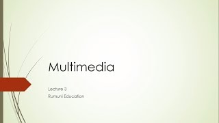 MUltimedia IV  Concepts of Plain and Formatted Texts [upl. by Carboni]