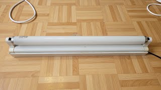 Luminaire PHILIPS Rapid Start TLS 1X20W T12 ferromagnétique  vintage [upl. by Alyahsat]