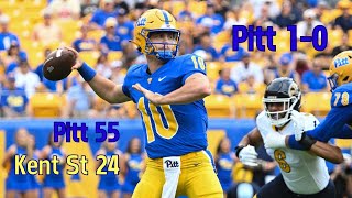 Pitt vs Kent State Reaction A QB and offense of the future [upl. by Erlin]