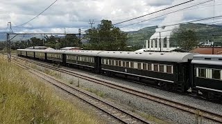 Rovos Rail on the NATCOR mainline KZN between Johannesburg and Durban [upl. by Odyssey334]