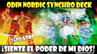 NORDICNÓRDICO SYNCHRO DECK FT ODIN NORDIC GODS  ¡quotDIVINOquot APLASTANTE DECK  DUEL LINKS [upl. by Jochbed]