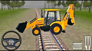 JCB 3DX BACKHOE LOADER BUS SIMULATOR INDONESIA DRIVING LIVE STREAM [upl. by Acirehs]