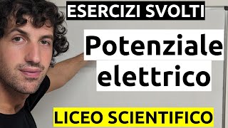 Potenziale elettrico  Esercizi [upl. by Nnylhtak460]