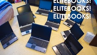 Auction Hauls 10 HP Laptops  Elitebooks 8730W 8440p  6735s 8710p [upl. by Kcinomod487]