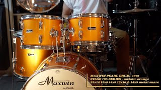 Maxwin pearl drum 1979  Stage 705 Series [upl. by Retsof]