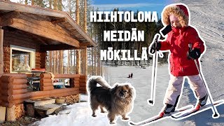 MÖKKI MY WEEK  HIIHTOLOMA ILMAN SÄHKÖÄ JA VETTÄ I Perhevlogi [upl. by Damali]