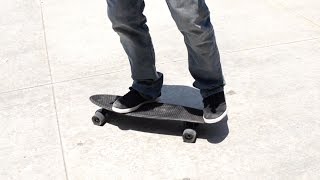 HOW TO RIDE A PENNY SKATEBOARD FOR BEGINNERS [upl. by Nosbig860]