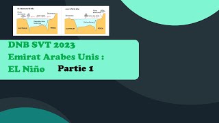 CollègeBREVET SVT Sujet 2023 ÉMIRATS ARABES UNIS  EL Niño Partie 1 professeurgamer dnb2023 [upl. by Butterworth118]