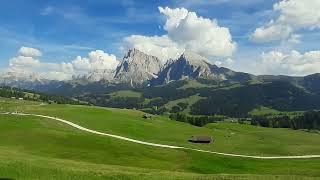 Hiking at Seiser Alm Dolomites Italy [upl. by Fruma214]