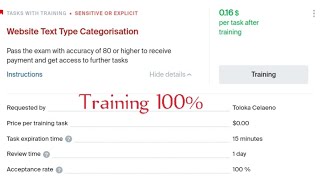 Website Text Type Categorisation Training 100  Toloka Tricks  New Tasks [upl. by Isaacs]