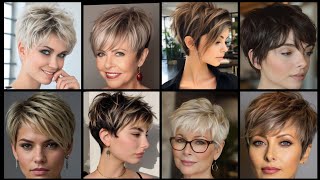 MOST demanding and homecoming short pixie haircut for ladies any ages 304050 trendyvideo [upl. by Moffitt]