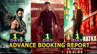 Kanguva Vs Bhairathi Ranagal Vs Matka Advance Booking Report Budget Screen Count Collection [upl. by Esekram]