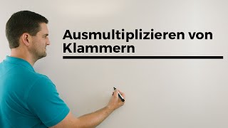 Ausmultiplizieren von Klammern Rechnen mit Klammern Mathe by Daniel Jung [upl. by Tabber]