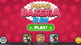 Lets Play Papas Bakeria To Go  Days 1 and 2 [upl. by Aivat]