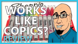 Do SHARPIE BRUSH Markers Work like COPIC MARKERS [upl. by Elimaj]