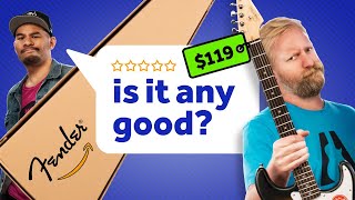 Testing the cheapest Fender Strat on Amazon  119 Stratocaster [upl. by Schoenfelder]