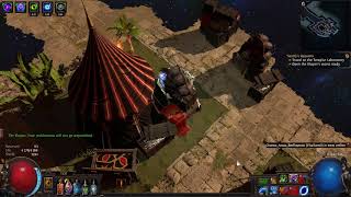 Path of Exile Incursion Day4 Shadow Trapper Arc vs Shaper [upl. by Nirtiac]