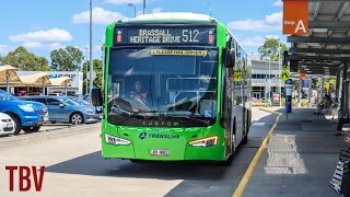 SEQ AU 512 OB Riverlink Station Stop A to Heritage Drive Brassall [upl. by Cullin509]