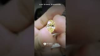 Yellow Oval Cut Diamond [upl. by Barnum84]