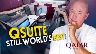 Is QATARS QSUITE still the BEST BUSINESS CLASS [upl. by Niajneb]