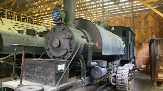 Maine Forest and Logging Museum  Steam Powered Lombard log haulers [upl. by Anzovin]