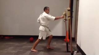 Makiwara Training Machida Karate Academy  Manhattan Beach Traditional KarateDo [upl. by Knowlton]