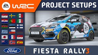 Ford Fiesta Rally3  Project SETUPS EA Sports WRC [upl. by Lucian]