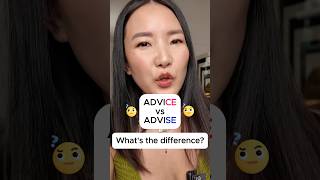 Advice vs Advise Learn the difference Improve your English skills englishwords shorts [upl. by Auqinat]