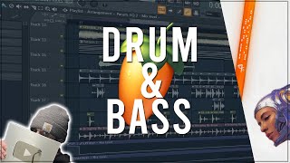 HOW TO DRUM AND BASS FL Studio Tutorial [upl. by Atinomar]