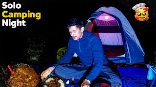 Solo Night Camping In Forest  Camping amp Cook delicious food  Unknown Dreamer [upl. by Ruamaj220]