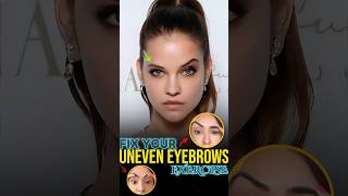 Fix Uneven Eyebrows [upl. by Sommers]