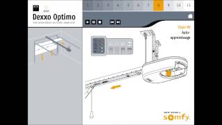 SOMFY  Comment installer un DEXXO OPTIMO RTS version Française [upl. by Ferree]