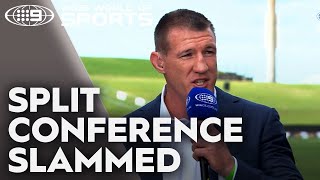 Gallen slams NRL split conference idea  Wide World of Sports [upl. by Anrehs94]