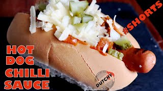 How To Make Hot Dog Chilli Sauce  Dutchy Cooking  Shorts [upl. by Oicnevuj]