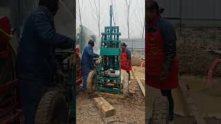 household100meter water well drilling rig small diameter plastic tube short Video like and subscribe [upl. by Mascia353]