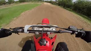 1988 Honda CR250 Test Ride  32 Year Old 2 Stroke [upl. by Yecnahc]