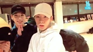 변현민｜RAINZ VLIVE｜180101 Adieu2017 Merry new year [upl. by Nakasuji6]