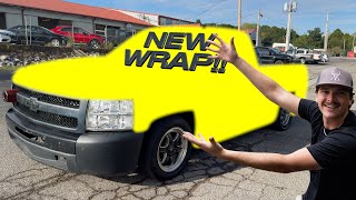 My TURBO Silverado Gets a New WRAP [upl. by Nrol]