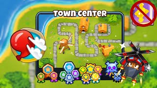 Town Center Deflation Guide  No Monkey Knowledge  BTD 6 2023 Updated 4K [upl. by Suraved]