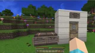 ICHIcraft A Minecraft tutorial explaining how to lock down doors amp chests using Lockette [upl. by Sibie]