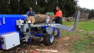 Binderberger Gigant PRO  Horizontal Wood Splitter Gigant 25130 PRO [upl. by Emirak]