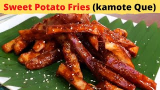 Sweet Potato Fries KAMOTE QUE [upl. by Doownil]