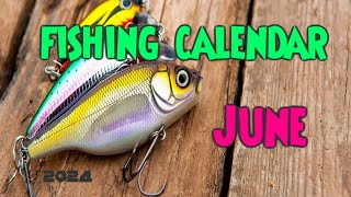 June fishing calendar dates [upl. by Mas35]