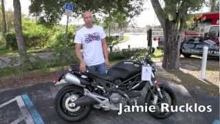 Ducati Monster 696 Delivery at Euro Cycles of Tampa Bay [upl. by Tabbitha]