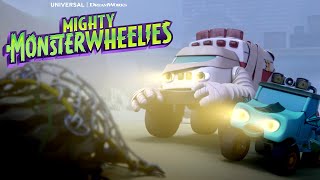 Is The Creature of Blacktop Lagoon Real 👻  MIGHTY MONSTERWHEELIES  Netflix [upl. by Aileahcim432]