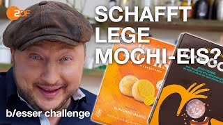 Mochi Meister Sebastian soll JapanEis selber machen  besser challenge [upl. by Olimac]