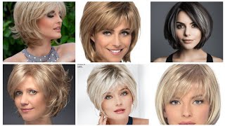 Chin length Mono front Lace short pixie haircut ideas [upl. by Atworth]