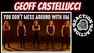 Music Reaction  YOU DONT MESS AROUND WITH JIM  Low Bass Singer Cover  Geoff Castellucci [upl. by Odel]