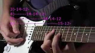 Enter Sandman Solo Tutorial by Acid Prism Part1 [upl. by Notliw152]